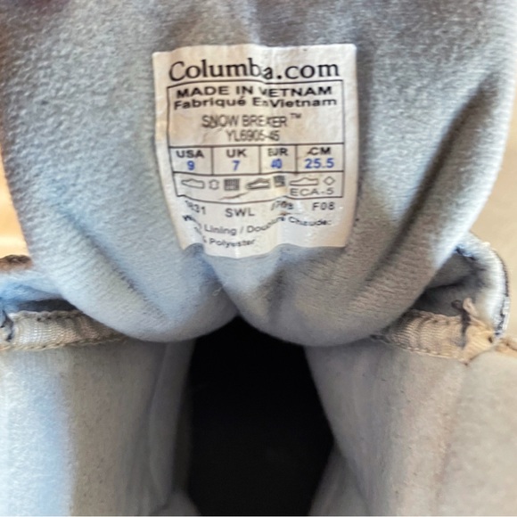 Columbia Snow Breaker Boots - Waterproof & Warm! - Picture 4 of 4